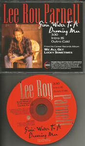 LEE ROY PARNELL Givin Water to a  1995 USA PROMO DJ CD Single MINT Drowning Man