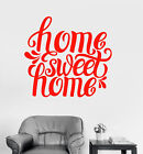 Vinyl Wall Decal Quote Words Home Sweet Home Welcome Stickers (1455ig)