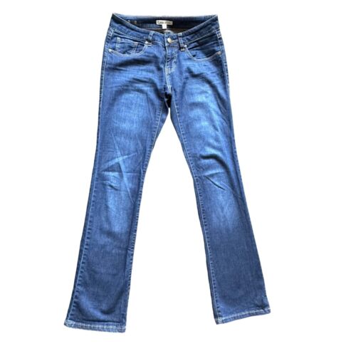 CAbi jeans dark wash straight leg size 0