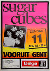 SUGARCUBES (1988) Vintage original Belgian concert poster