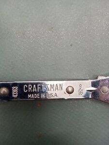 Craftsman Wrench Offset 12 Point Box End Ratcheting # 43363 USA 1/2
