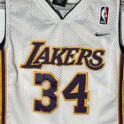 New ListingVintage NIKE Shaq O’Neal #34 Los Angeles Lakers Basketball Jersey KIDS YOUTH S