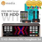 TJ Media K2 Karaoke Machine+TMW 100B Wireless Mic+TIR-1090 Remote+Song Book