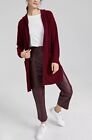 CHARTER CLUB NWT XX-Large Crantini 100% Cashmere Open-Front Cardigan Duster Hood