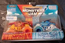 Spinmaster Monster Jam Fire & Ice Max D & Monster Mutt Dalmatian