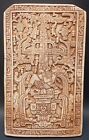 Plaster Wall Art Of Mayan King Pakal Sarcophagus Lid Replica Mexico- Myth/ Alien