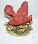 Cardinal by Andrea by Sadek Porcelain Red Male on Branch 6x6x5