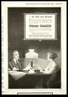 1920 COLEMAN Antique Quick-Lite Gas Table Lamp w/Glass Shade Vtg PRINT AD