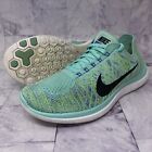Nike Free 4.0 Flyknit Womens Athletic Running Shoes Sneakers Size 8 M Teal
