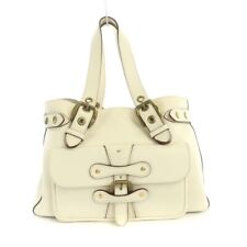 J M Davidson Tote Bag Handbag Belted Ivory /Mf Os Ladies