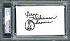 Gene Hickerson Autographed 3x5 Index Card Cleveland Browns PSA/DNA #83721464