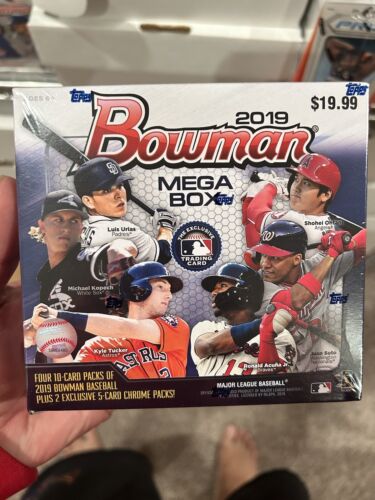 2019 Bowman Baseball Mega Box SEALED Julio Rodriguez Wander Franco 1st Bowman ?