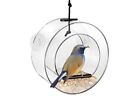 Circular Acrylic Window Bird Feeder Bring Wild Birds Up Close