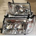 Headlights Head lamp for Toyota LAND CRUISER 100 Set Left + Right Halogen 98-05 (For: Toyota Land Cruiser)