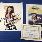 SIGNED Hannah Montana Photo Disney Channel Miley Cyrus Autograph - Concert Promo