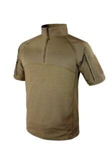 Condor Elite Short Sleeve Combat Tactical Shirt Tan, Medium NEW!!