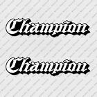 CHAMPION BOAT 90's STYLE DECALS STICKERS Set of 2 16.7