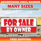 FOR SALE BY OWNER Advertising Banner Vinyl Mesh Sign rental space custom phone