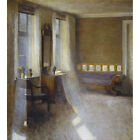 Sunlit Room with Biedermeier Sofa - P Ilsted Print