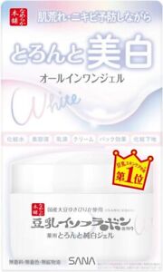 SANA Nameraka Soy Milk Medicated Whitening All In One Cream 100g JP