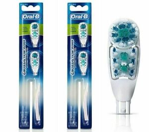 Oral B CrossAction Power Electric 4 Toothbrush Replacement Heads Soft
