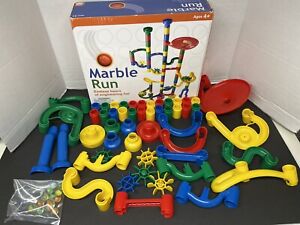 Mindware Marble Run Set Maze 51 Pieces & 12 Marbles Connectors Engineering Toy