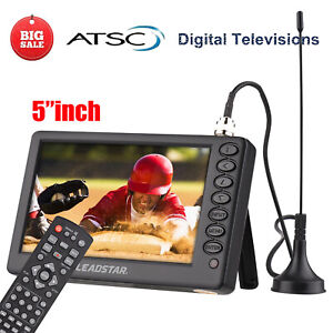 5 Inch Pocket Car TV with Antenna 1500mAh Rechargeable Support USB/TF Card A3S3