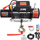 13000LBS Electric Winch 12V Synthetic Cable Truck Trailer Towing Off-Road 4WD (For: More than one vehicle)