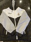 Real Madrid Training Football Jacket With Zipper Wind Breaker Size M RMCF