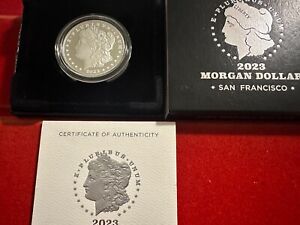 New Listing2023 S Morgan Dollar Silver Proof Coin-US Mint 23XF RARE w/ Box and Certificate