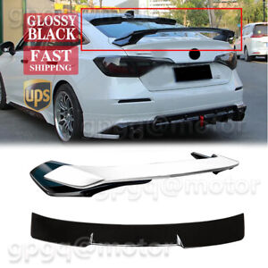 For Honda Civic Hatchback 22-2024 HP Style Trunk Wing & Rear Window Roof Spoiler