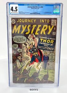 Journey into Mystery #84 Marvel 1962 Thor 2nd App 1st Jane Foster Appear CGC 4.5