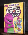 Barney DVD Set (3) You Can Be Anything! I Love My Friends, & We Love Our Family