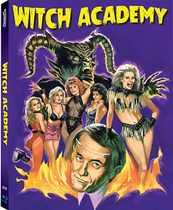 WITCH ACADEMY - Restored Blu-ray Fred Olen Ray horror-comedy with slipcover sign