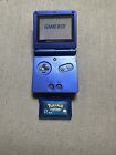 Nintendo Game Boy Advance SP Console AGS 001 - Cobalt Blue + Pokemon Sapphire