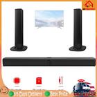 New ListingPortable Surround Sound Bar Wireless Subwoofer 2 Speaker System TV Home Theater.
