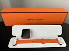 Apple Watch Hermes Series 9 45mm With Orange Sports Band