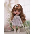 Mini 1/6 BJD Doll Resin SD Ball Joint Doll Girl Handmade Gift with Face Makeup