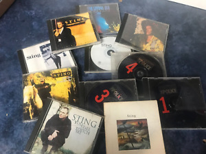 Sting 10 CD Lot: lots of B-sides and rarities