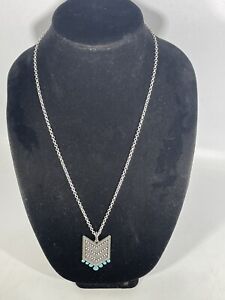 Montana Silversmiths Turquoise Southwestern Necklace Adjustable 15