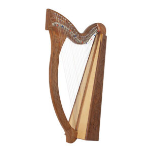 Roosebeck Minstrel Harp 29-String w/ Full Chelby Levers - Thistle Engraved