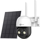4MP Wireless WiFi  Solar Camera 2.5K Solar Powered WiFi Security Camera System