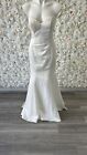 Private Label Simple Clean Strapless Wedding Dress Size 8