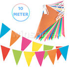 10m Bunting Flag Party Wedding Birthday Decorations Garden Home Outdoor Banners