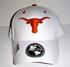 Texas Longhorns NWT White Stretch Fitted ONE SIZE Hat  Authentic Cap