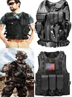 U.S Tactical Vest Military Airsoft Hunting Combat Training Gear Protection Pack