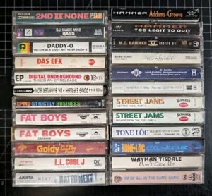 Rap & Hip-Hop Cassette Tape Lot (U-PICK)