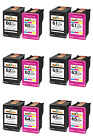 60XL 61XL 62XL 63XL 64XL 65XL For HP Ink Cartridges Combo