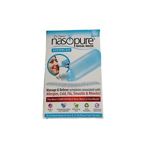 Dr Hana NASOPURE Nasal Wash System Kit starter 8oz bottle +20 Salt Packet 2026