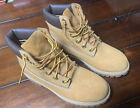 Timberland Boots Nubuck Waterproof Youth Size 6.  Worn Once.  Free Shipping